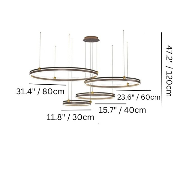 Iabet Round Chandelier - Residence Supply