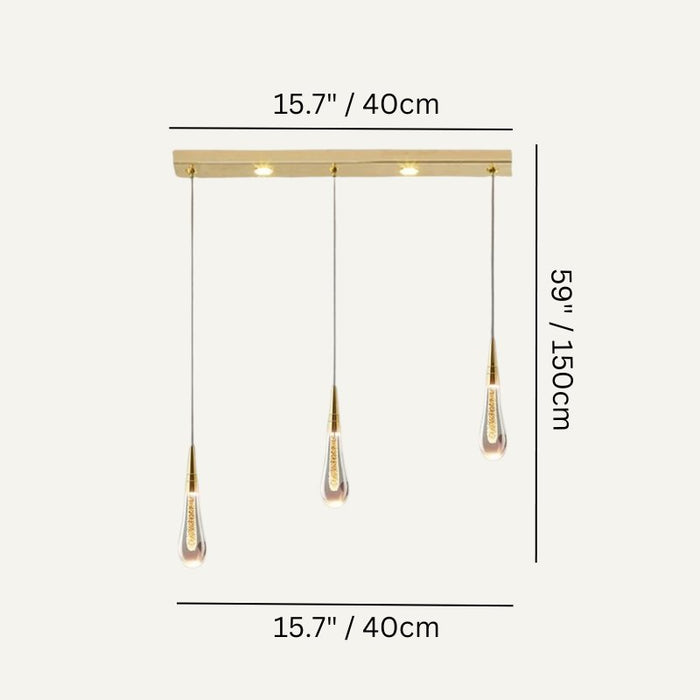 Irisa Linear Chandelier - Residence Supply