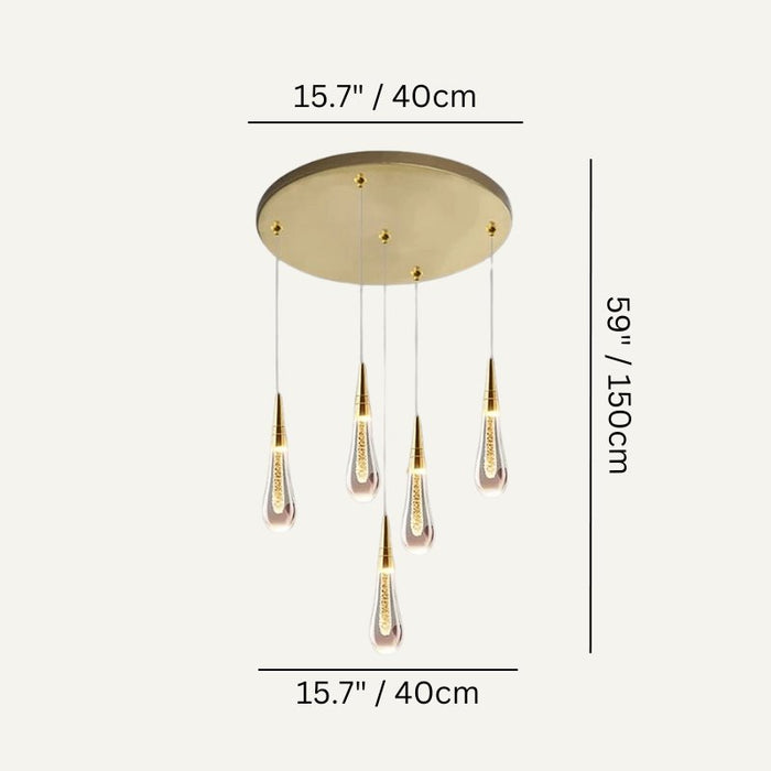 Irisa Round Chandelier - Residence Supply