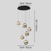 Istanu Indoor Chandelier Size chart