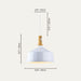 Kane Pendant Light Size