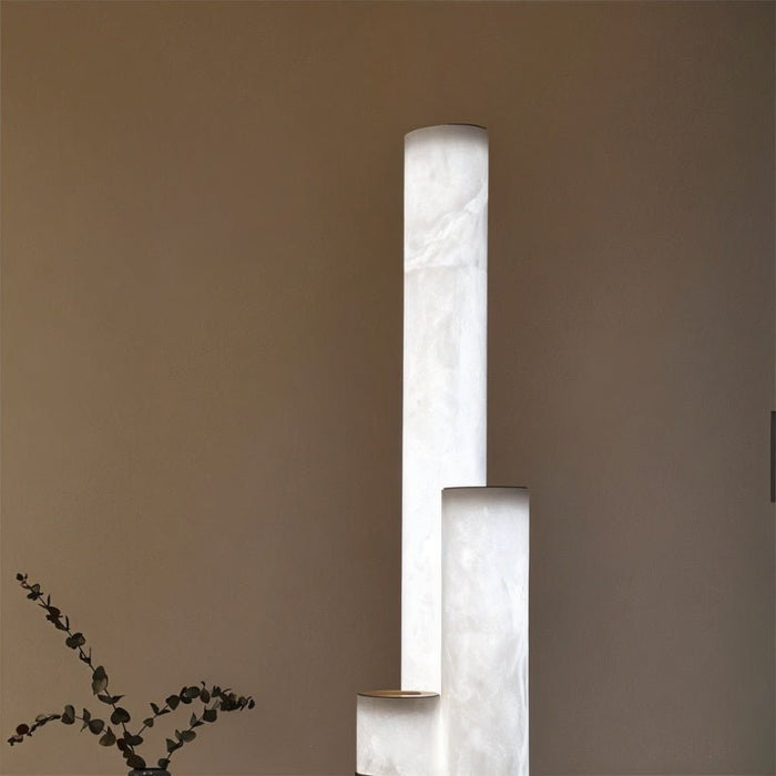 Kanon Alabaster Floor Lamp - Residence Supply