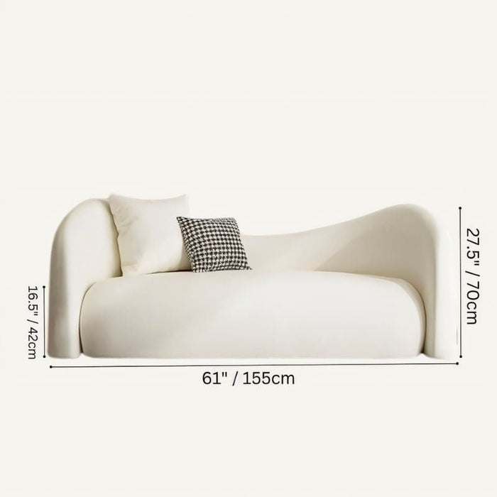 Kapa Arm Sofa Size