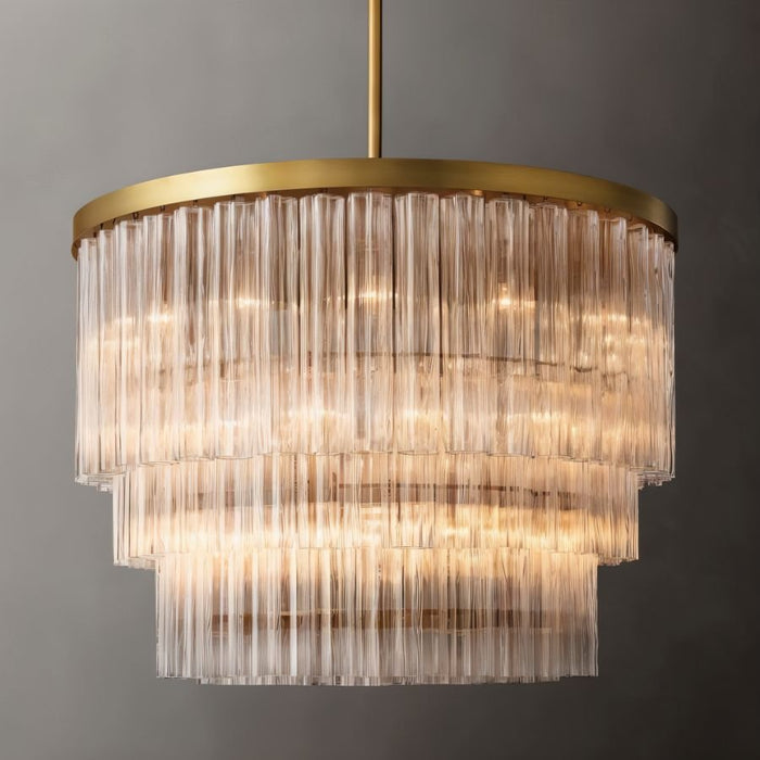 Kheme Round Chandelier - Modern Lighting Fixture