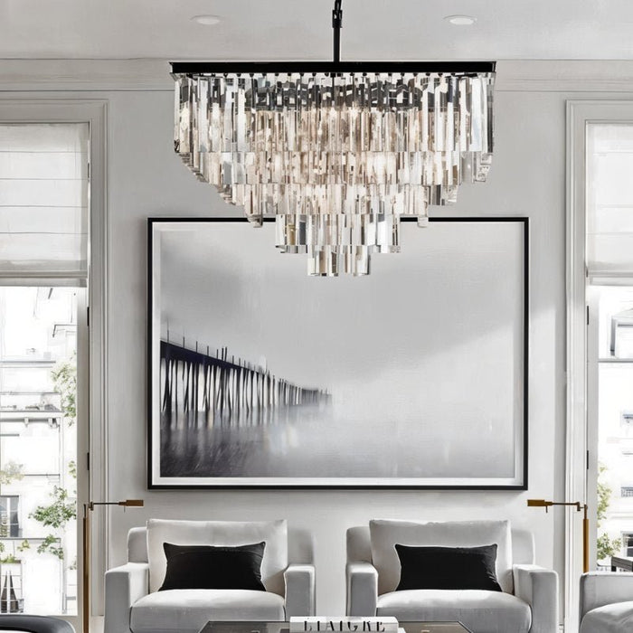 Kimasu Linear Chandelier - Living Room Lighting