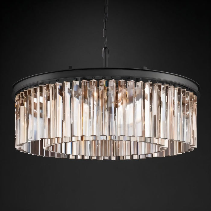 Kimasu Round Chandelier - Modern Lighting Fixtures