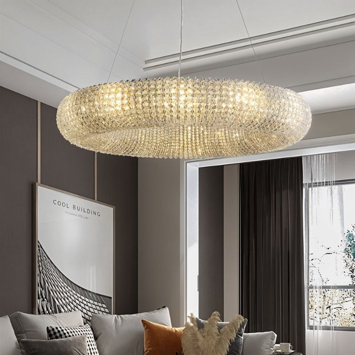 Kreis Crystal Chandelier - Modern Lighting Fixture