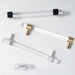 Kuit Transparent Knob & Pull Bar - Residence Supply