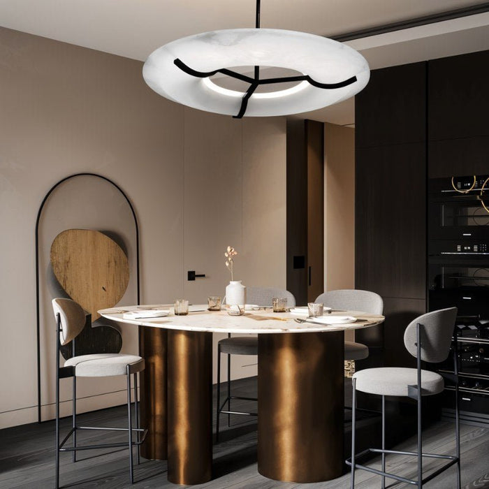 Kuklos Alabaster Chandelier - Contemporary Lighting