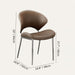 Kurma Accent Chair Size 