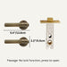 Kuzbu Handle and Lock - Residence Supply