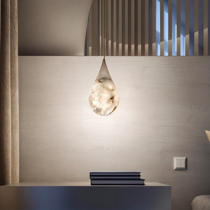 Lacrima Alabaster Pendant Light - Contemporary Lighting