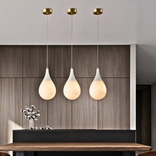 Lacrima Alabaster Pendant Light - Modern Lighting Fixture