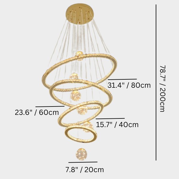 Laihts Round Chandelier - Residence Supply