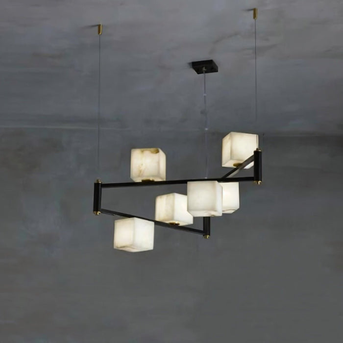 Lifang Alabaster Chandelier - Light Fixtures