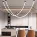 Liliana Chandelier - Modern Lighting for Kitchen Island