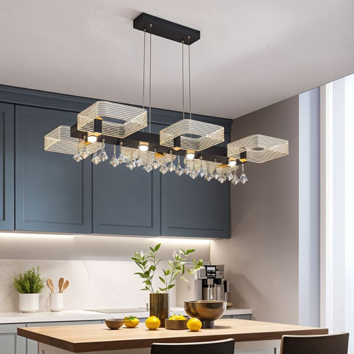 Lucci Chandelier - Modern Lighting for Kitchen Island