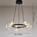 Luminis Round Chandelier Size Chart