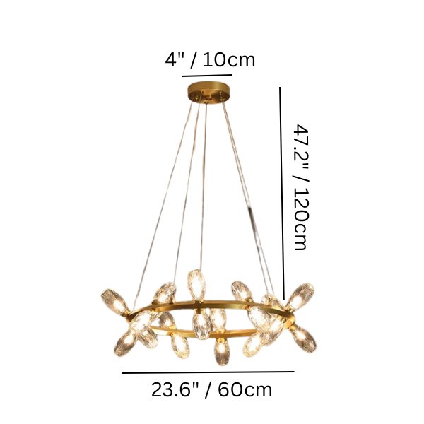 Lusavor Round Chandelier - Residence Supply