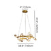 Lusavor Round Chandelier - Residence Supply