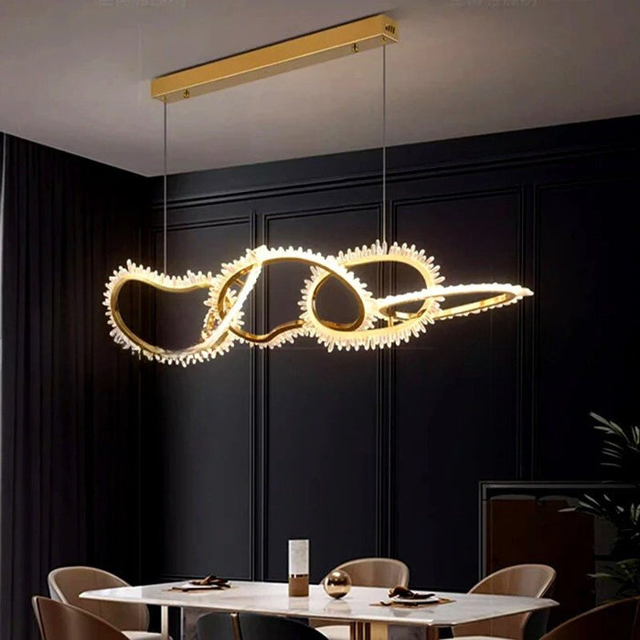 Modern Lustre Linear Chandelier