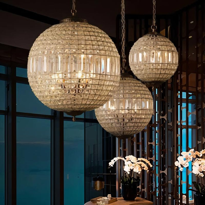 Mahkama Crystal Chandelier - Modern Lighting Fixture