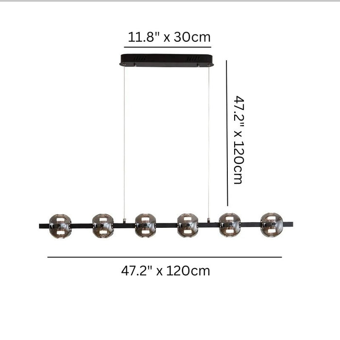 Malay Linear Chandelier - Residence Supply