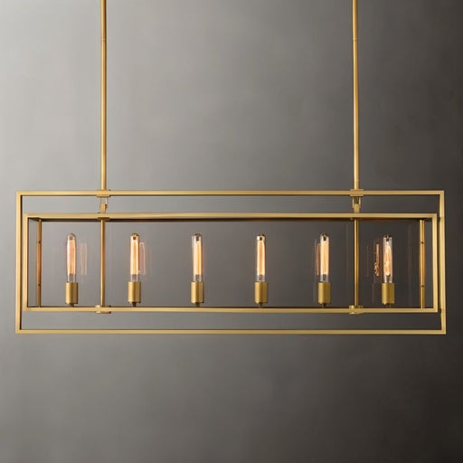 Matkon Linear Chandelier - Light Fixtures of Mid Century