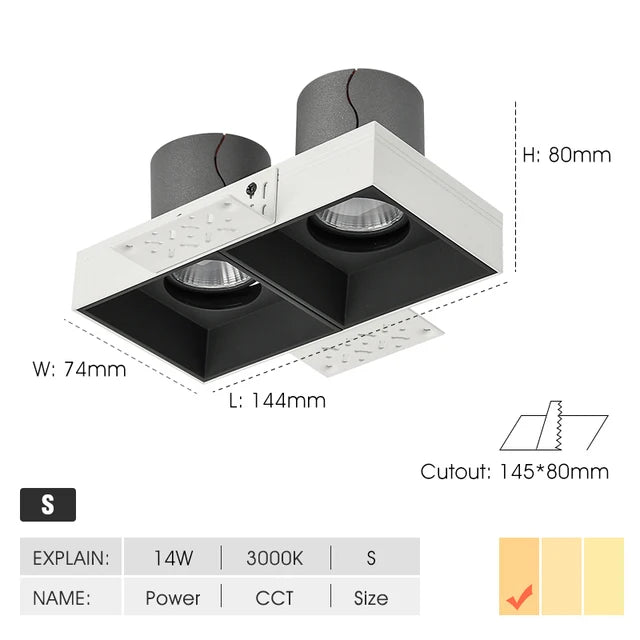 Meira Trimless LED Downlight - Residence Supply