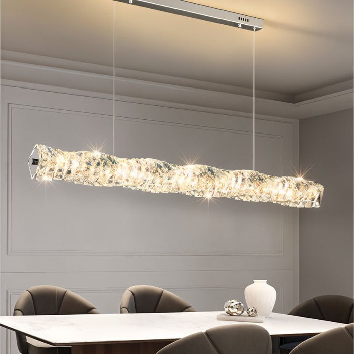 Meissa Chandelier - Crystal Lighting Fixture for Dining Room