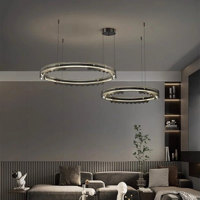 Stylish Menorah Round Chandelier