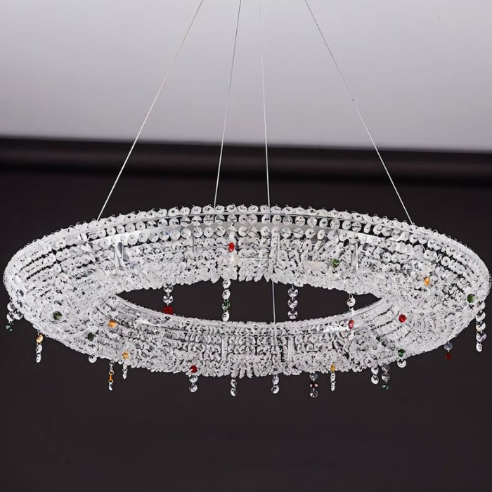 Micans Round Crystal Chandelier - Modern Chandeliers