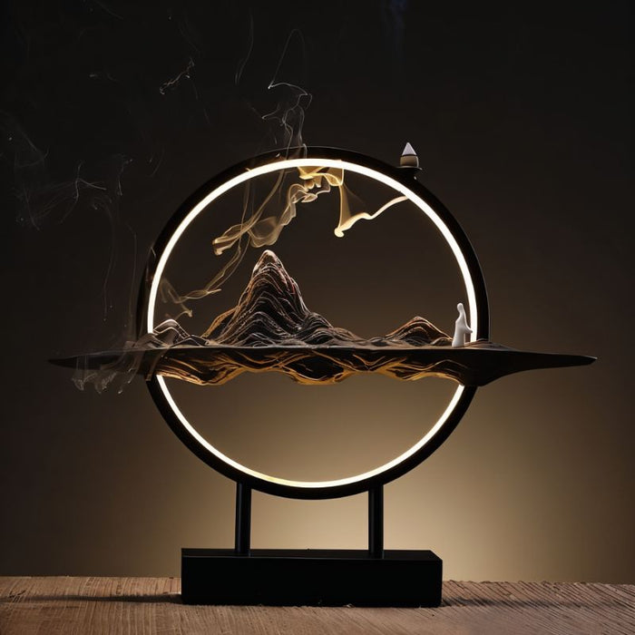 Moonlit Incense Burner Table Lamp - Residence Supply