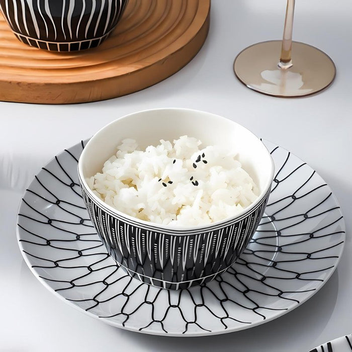 Motif Plate and Bowls - Residence Supply