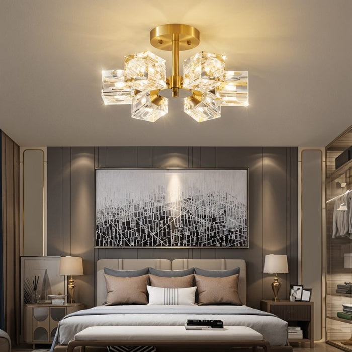 Nahara Chandelier for Bedroom Lighting - Residence Supply