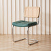 Nefeli Chair - Green Leather Seat