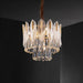 Nehora Round Crystal Chandelier - Light Fixtures