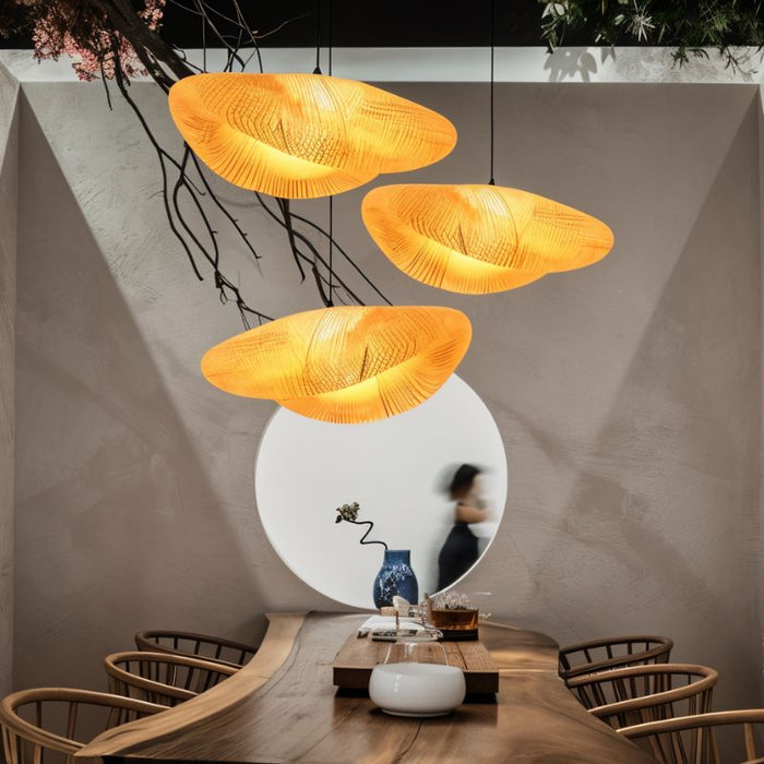 Nest Rattan Pendant Light - Light Fixtures for Dining Table