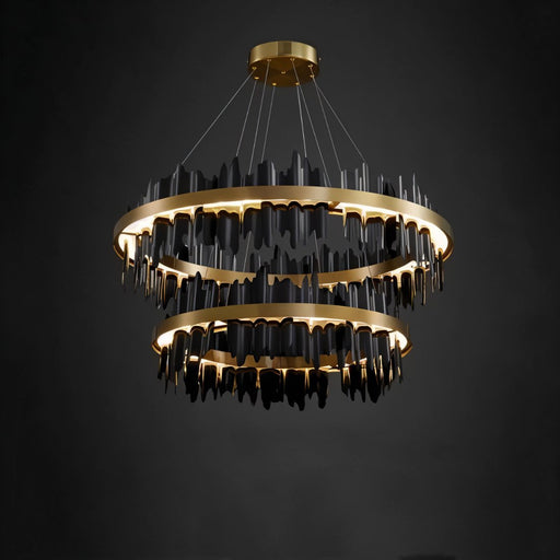 Ninda Tiered Round Chandelier - Modern Lighting