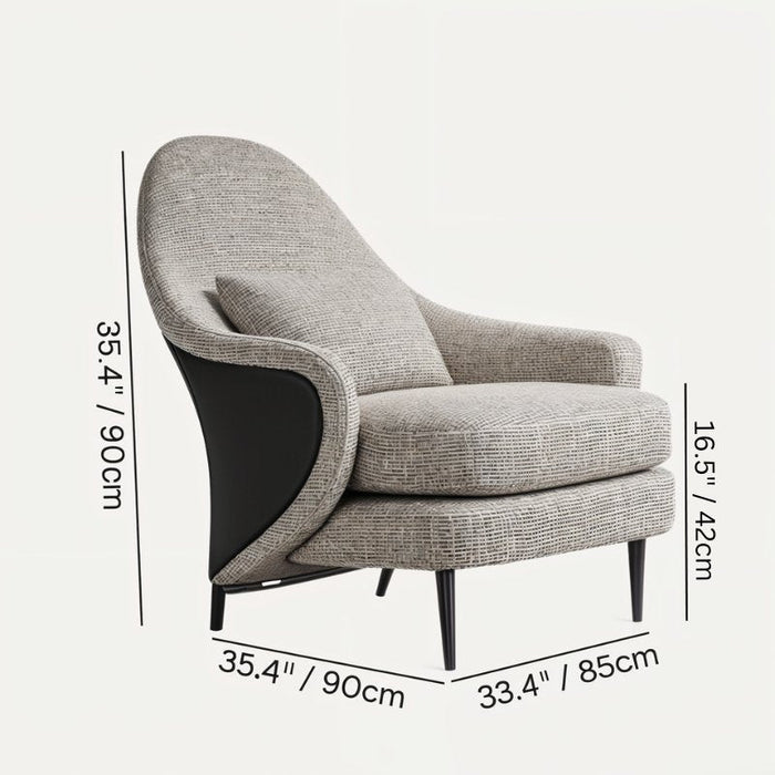 Nisqu Accent Chair Size