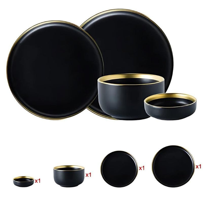 Obsidian Plate and Bowls - Residence Supply