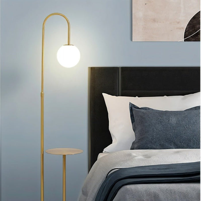 Okul Floor Lamp With Smart Side Table - Residence Supply