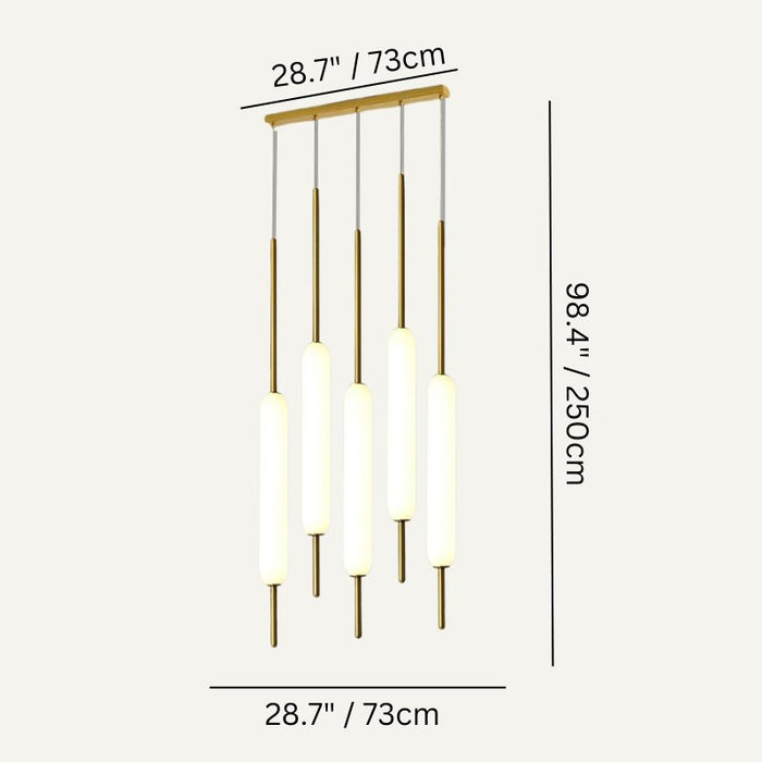 Opulence Chandelier Light Size