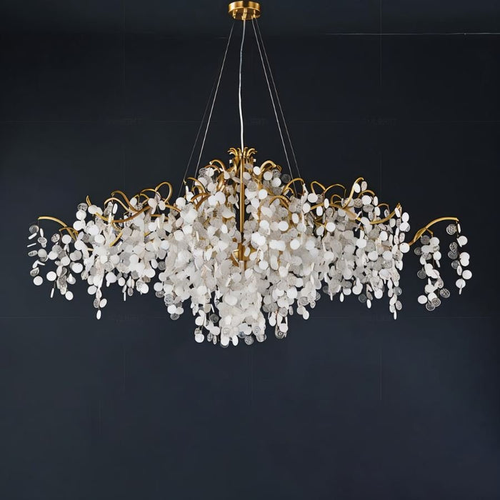 Opus Oval Tree Branch Chandelier - Light Fixtures