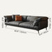 Pallium Arm Sofa Size