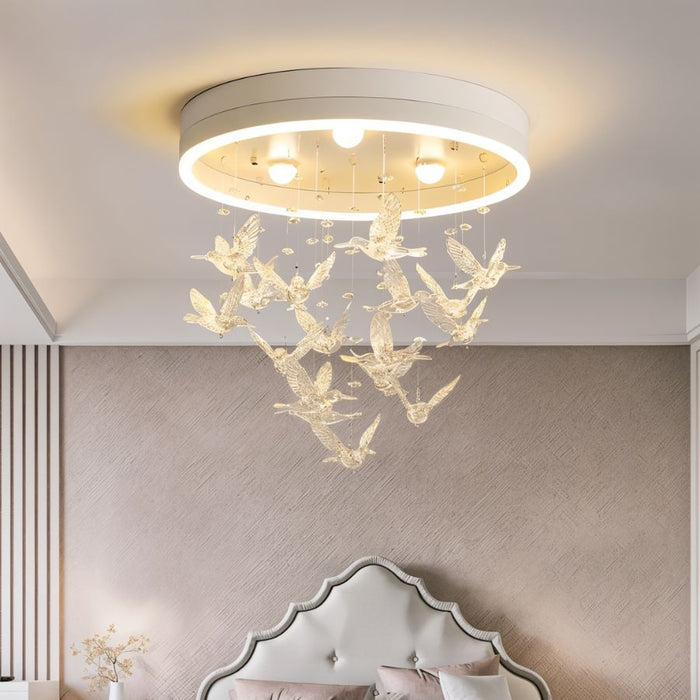 Pouli Chandelier - Bedroom Lighting Fixture