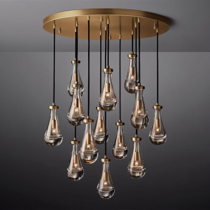 Pulcher Glass Tears Chandelier - Residence Supply