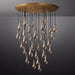 Pulcher Glass Tears Chandelier - Residence Supply