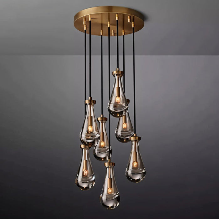 Pulcher Glass Tears Chandelier - Residence Supply