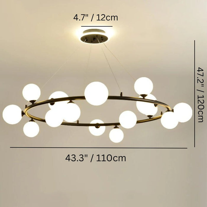 Qilak Round Chandelier - Residence Supply